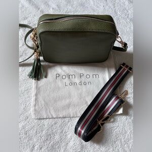 Pom Pom London Leather City Bag